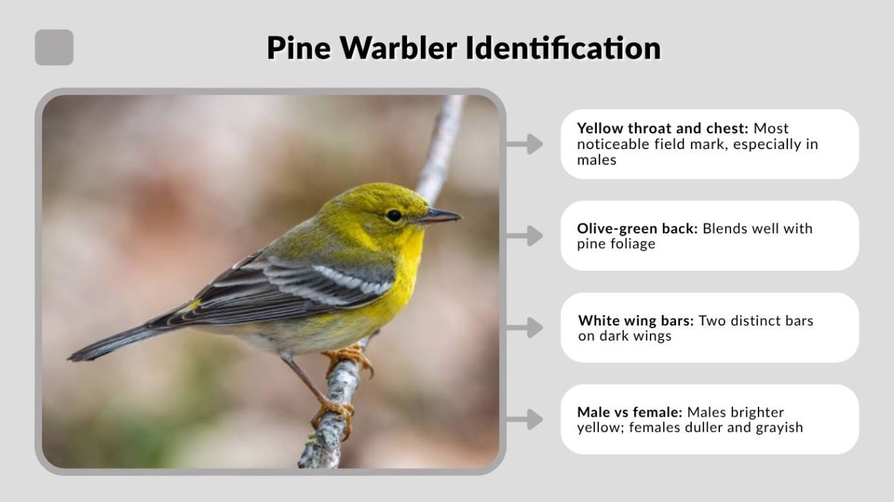 Pine Warbler Identification
