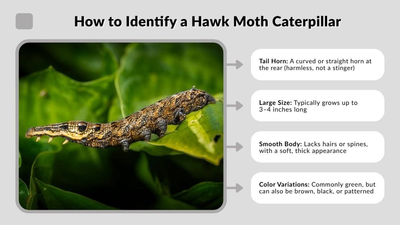 How to Identify a Hawk Moth Caterpillar