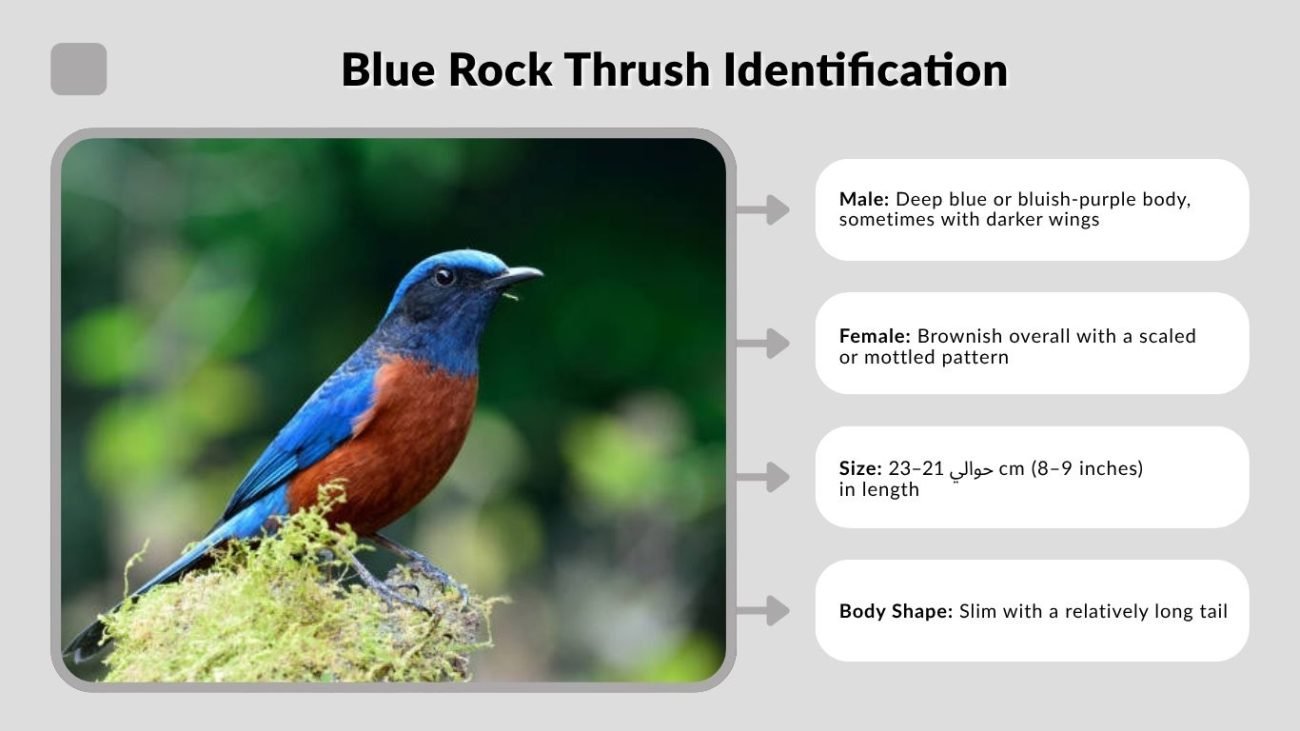 Blue Rock Thrush Identification