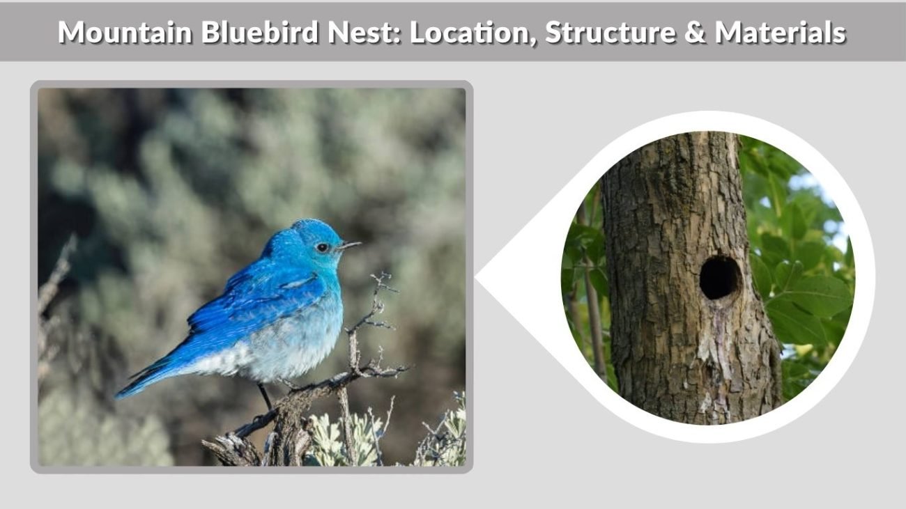Mountain Bluebird Nest: Location, Structure & Materials