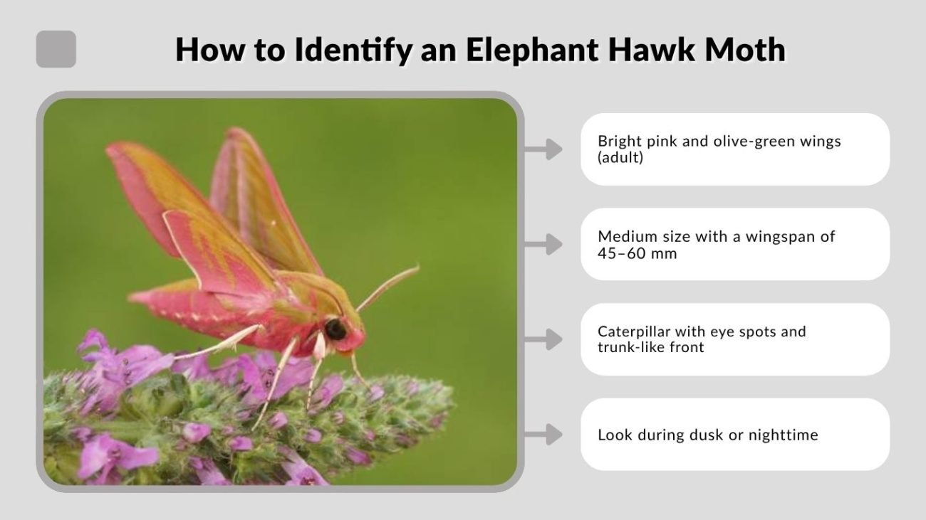 How to Identify an Elephant Hawk Moth