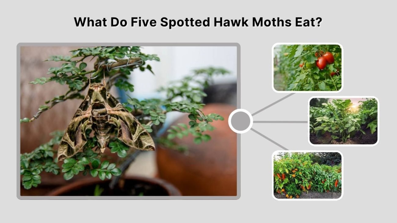 What Do Five Spotted Hawk Moths Eat?