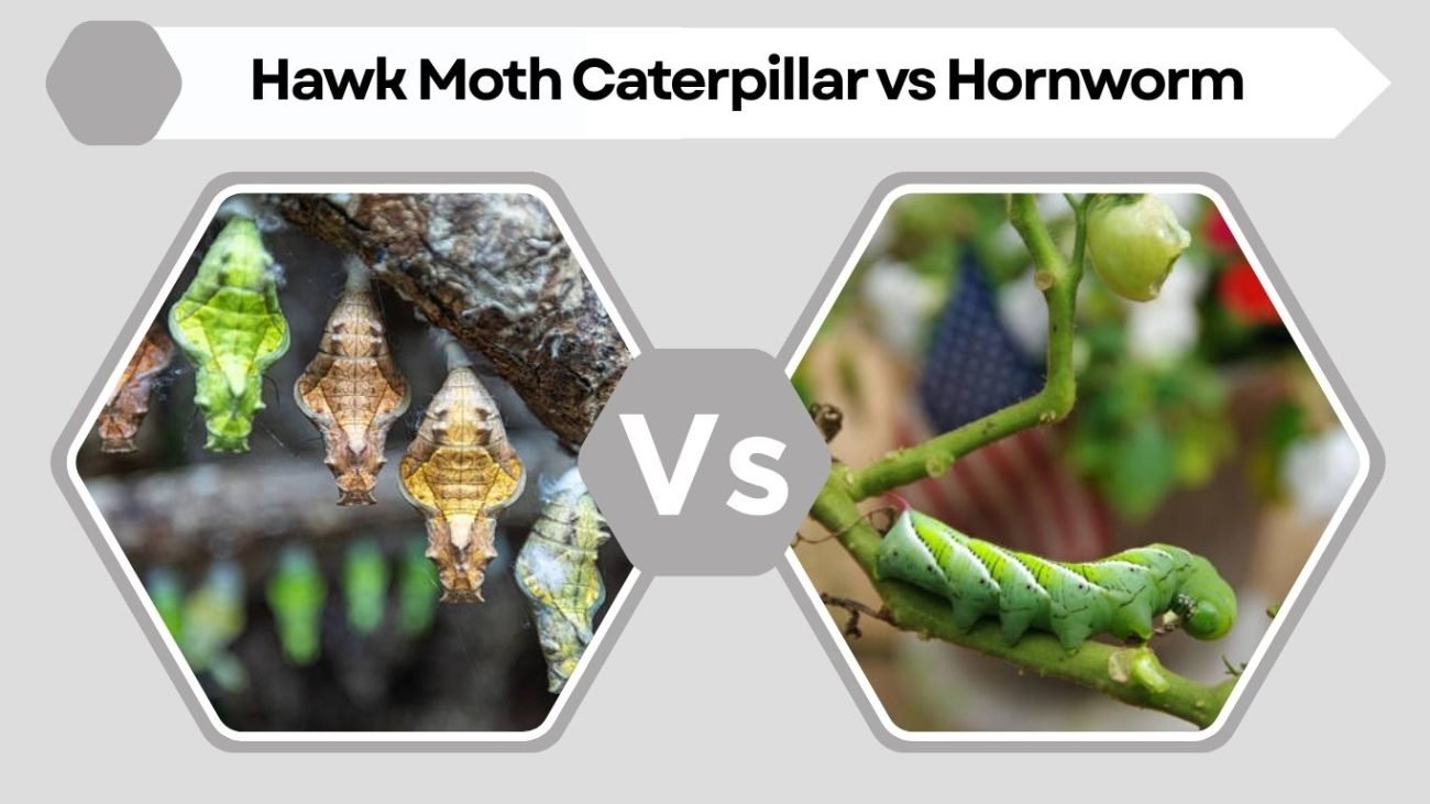 Hawk Moth Caterpillar vs Hornworm