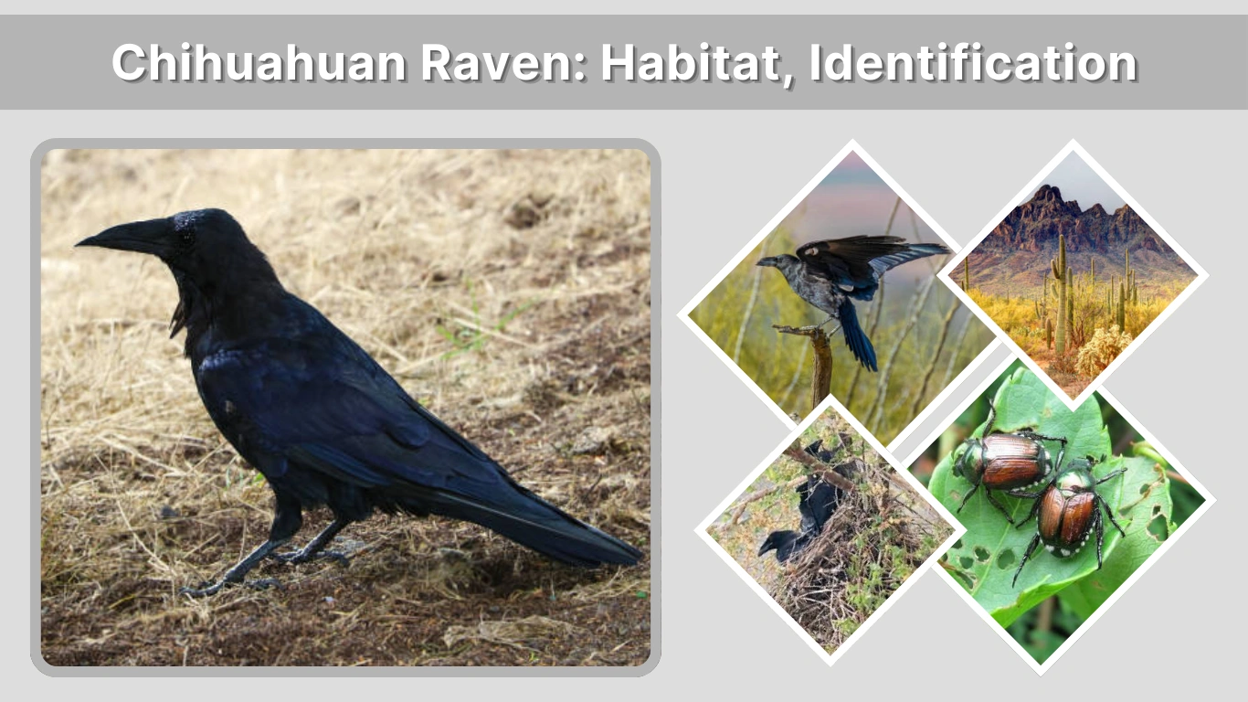Chihuahuan Raven Habitat, Identification, Diet & Interesting Facts