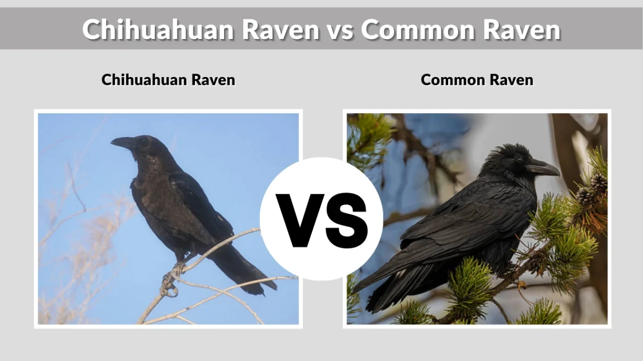 Chihuahuan Raven vs Common Raven