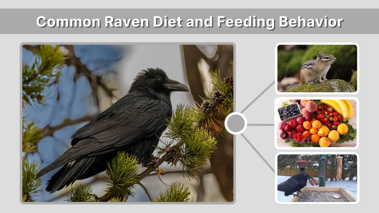 Common Raven Diet and Feeding Behavior