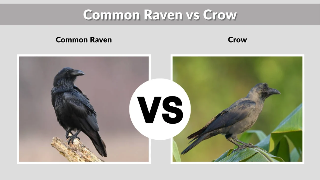 Common Raven vs Crow