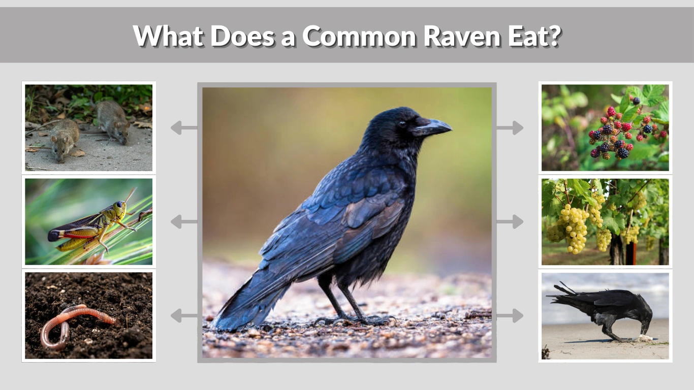 What Does a Common Raven Eat Diet, Hunting Habits & Feeding