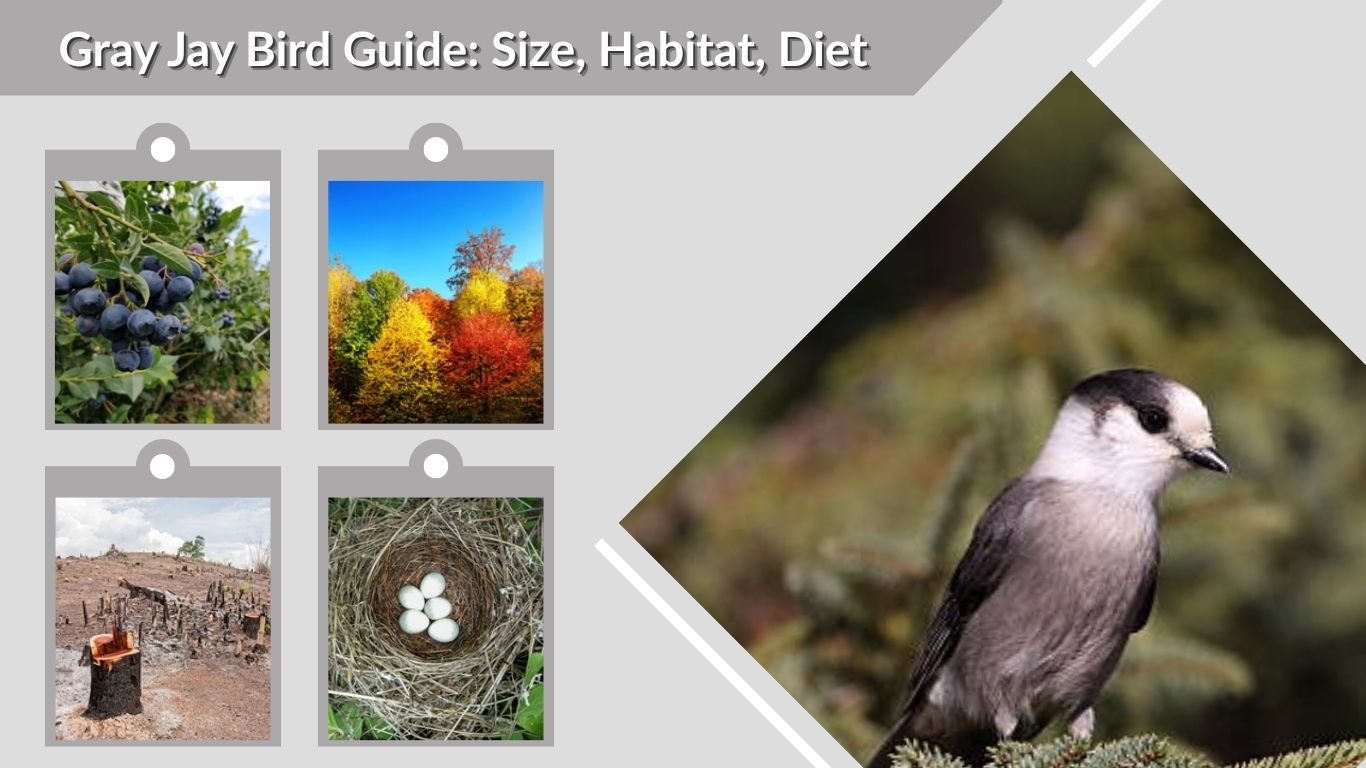 Gray Jay Bird Guide: Size, Habitat, Diet, and Facts