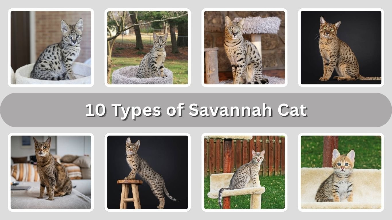 10 Types of Savannah Cat: Generations, Traits & Care