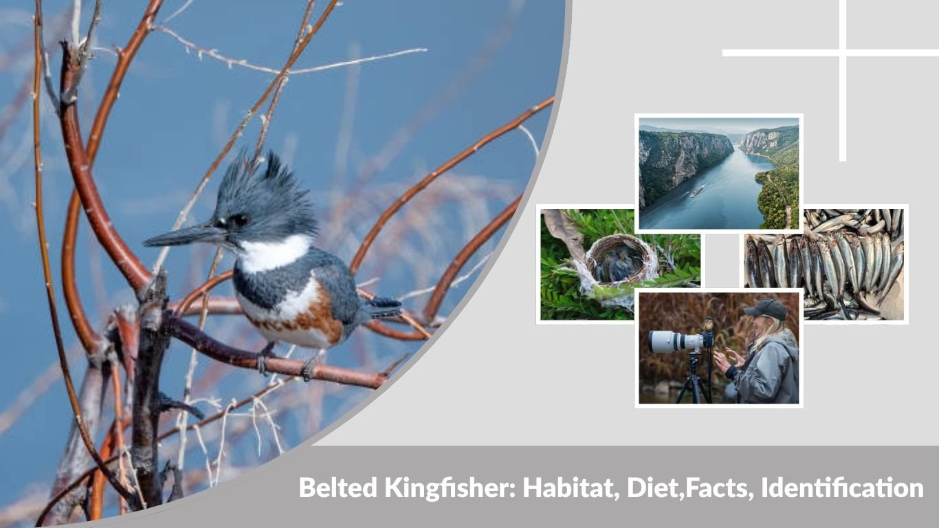 Belted Kingfisher: Habitat, Diet,Facts, Identification with Image