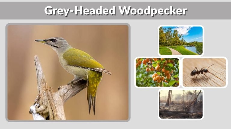 Grey-Headed Woodpecker: Size, Habitat, Diet, Range, ID with Pictures 