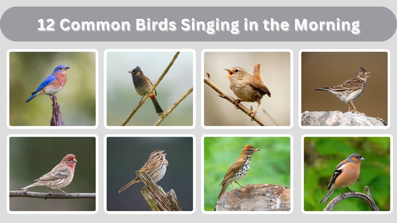 12 Common Birds Singing in the Morning: Id with Picture