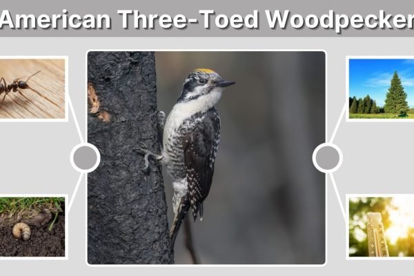 American Three-Toed Woodpecker : Habitat, Diet, ID & Range