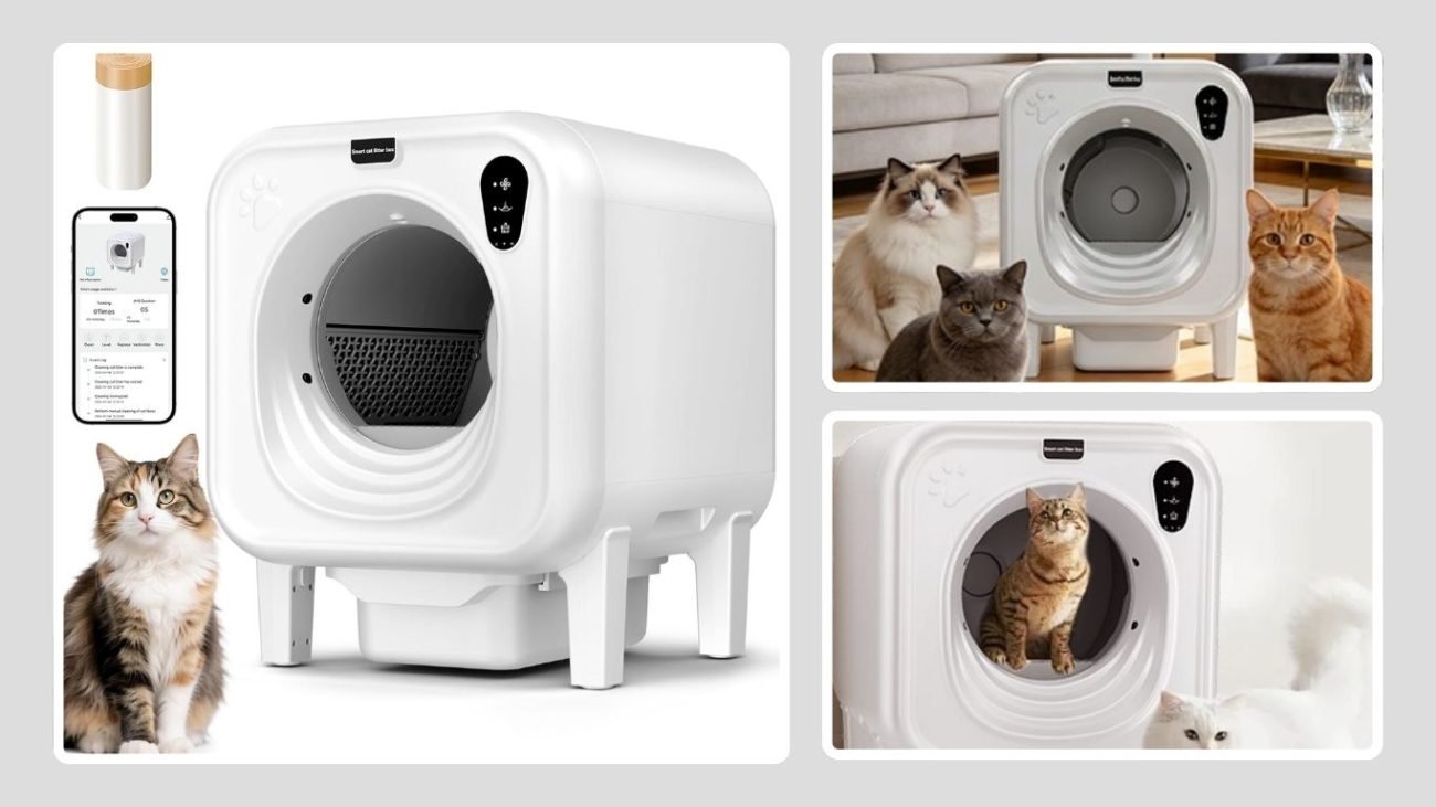 MeoWant Self-Cleaning Automatic Cat Litter Box