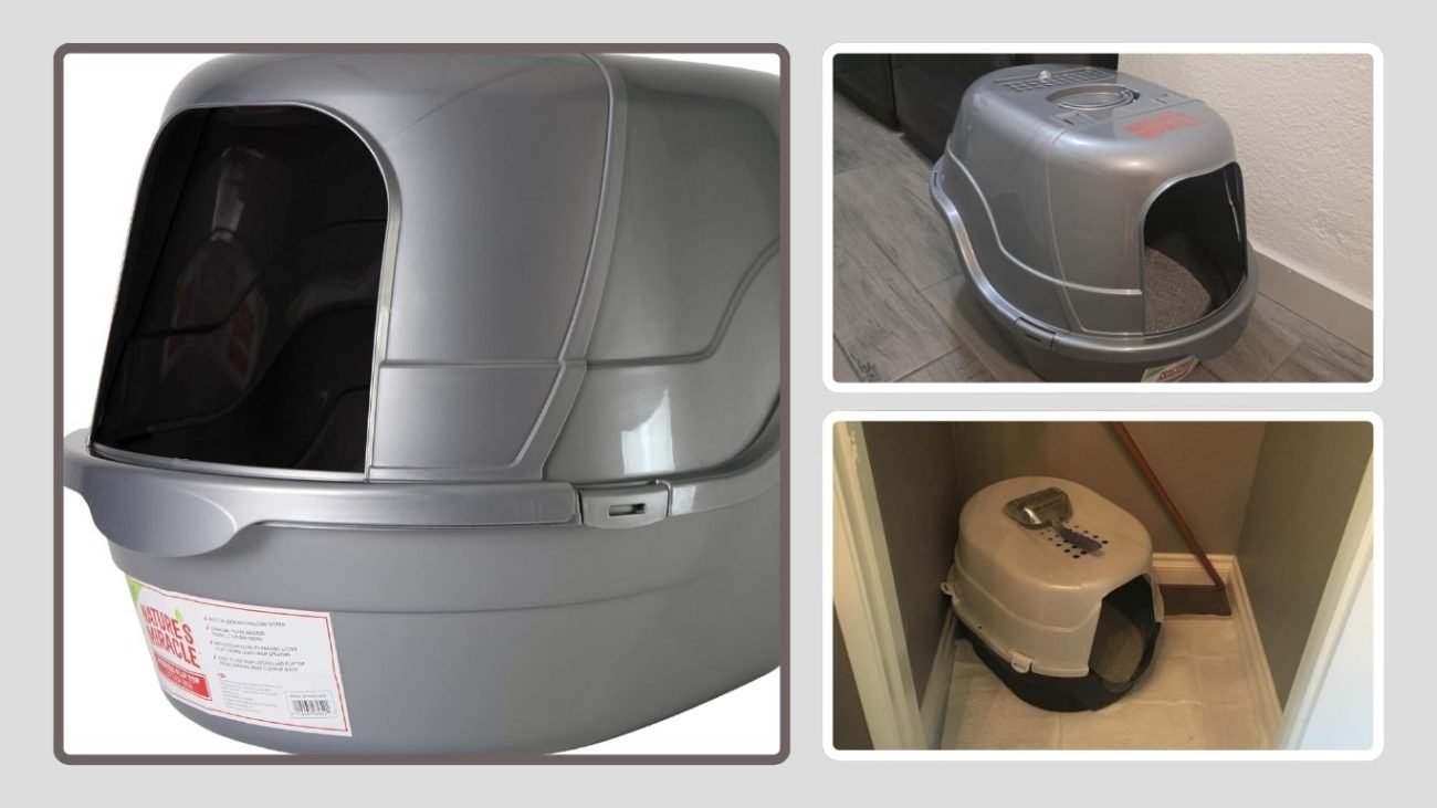 Nature’s Miracle Hooded Self-Cleaning Litter Box