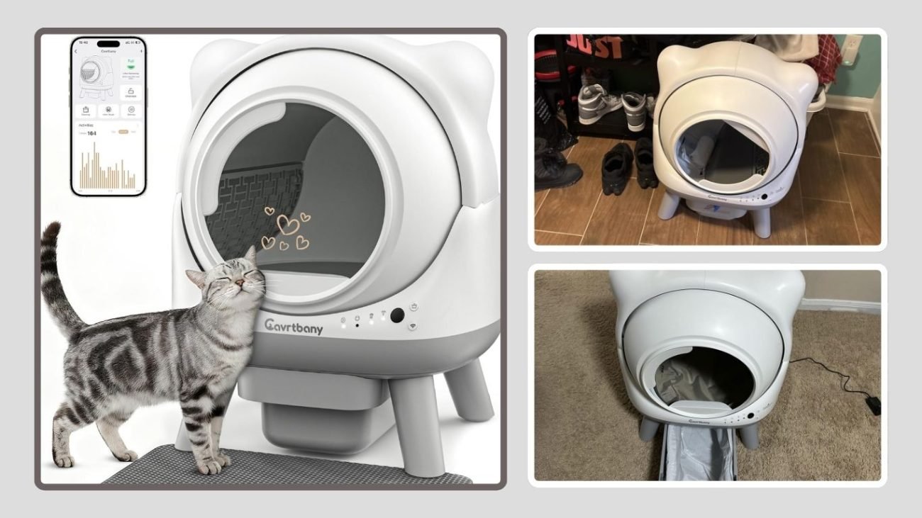 Cavrtbany Automatic Self-Cleaning Cat Litter Box
