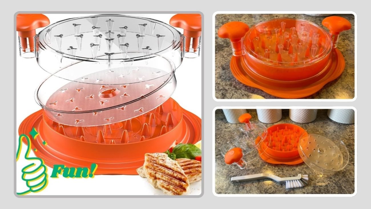 Transparent Chicken Shredder Tool (Ergonomic)