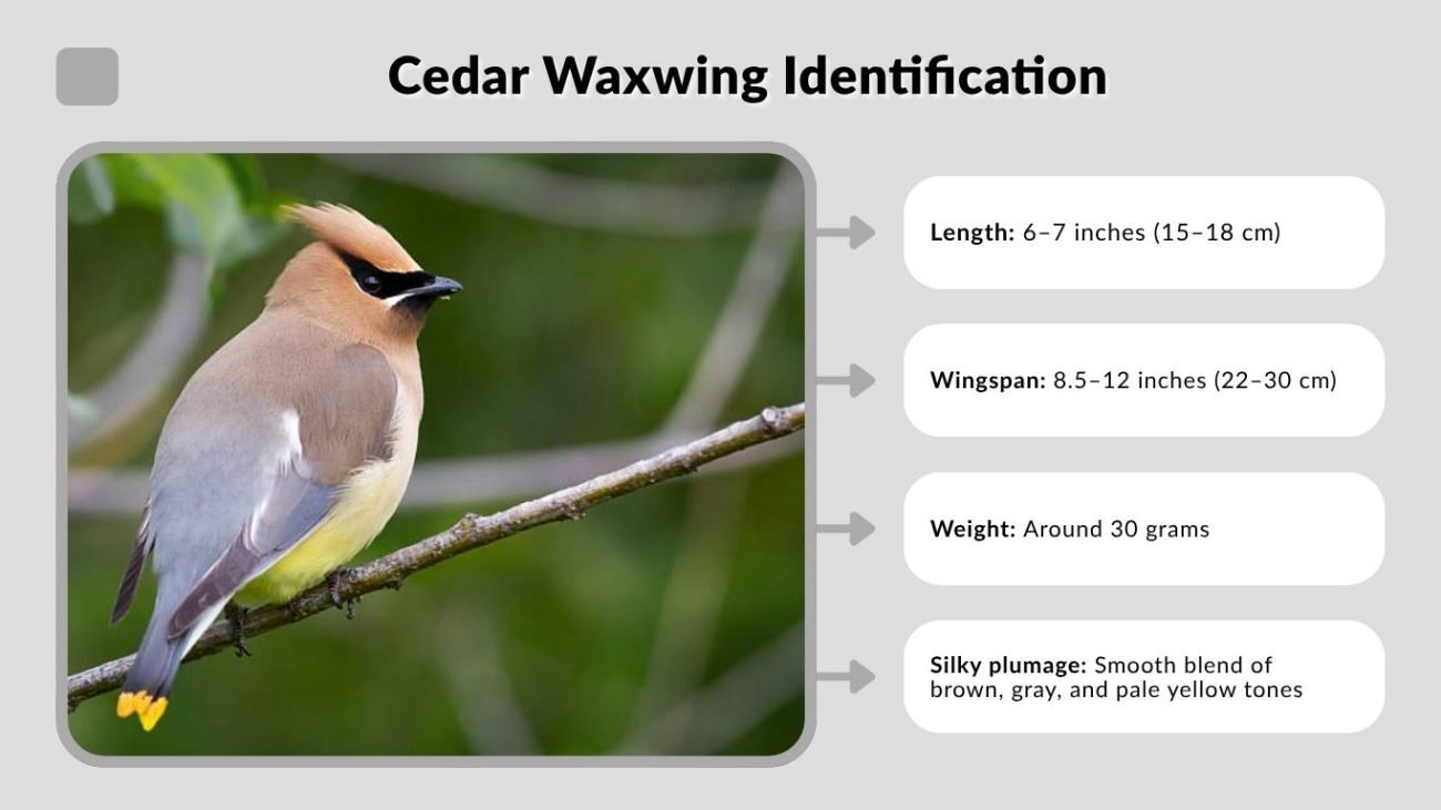 Cedar Waxwing Identification and Physical Characteristics