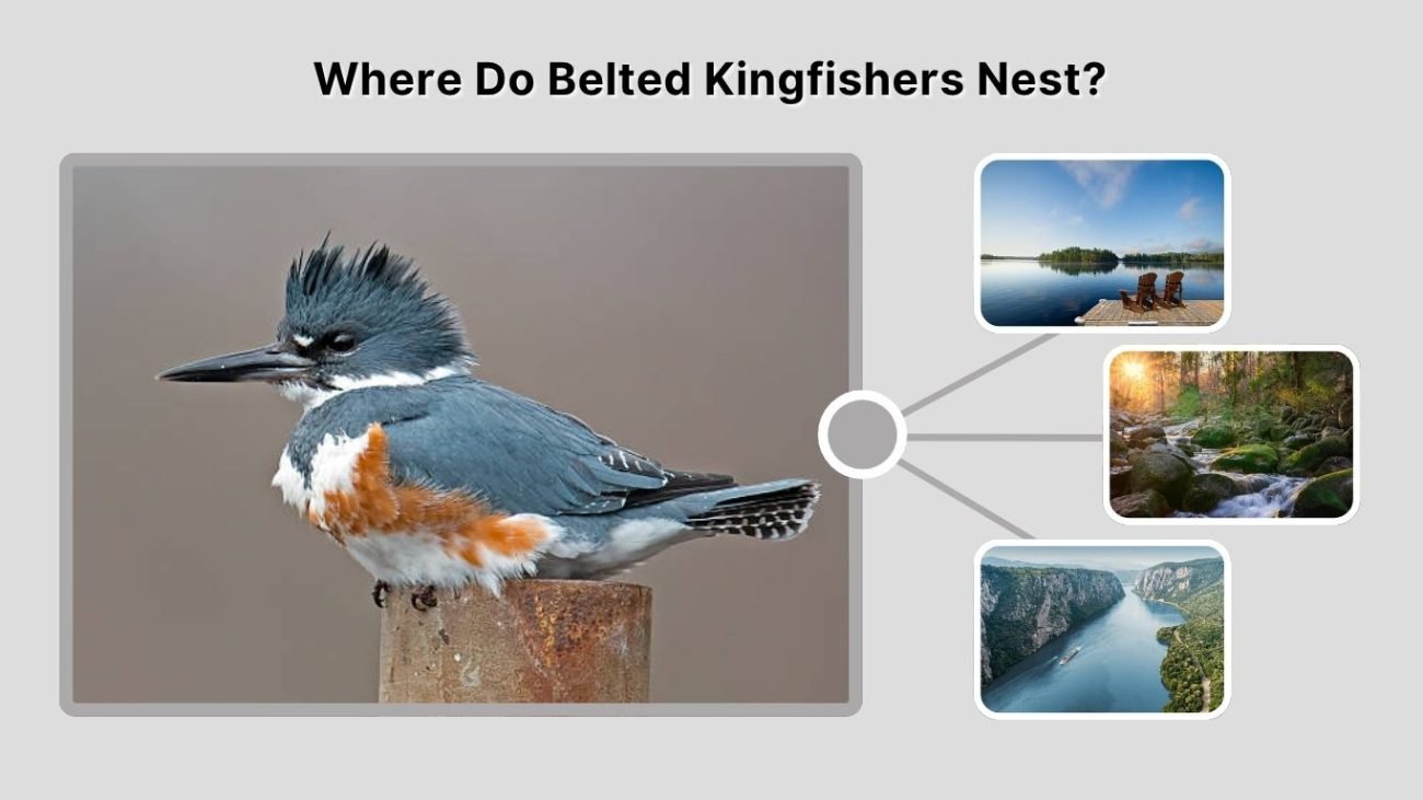 Where Do Belted Kingfishers Nest?