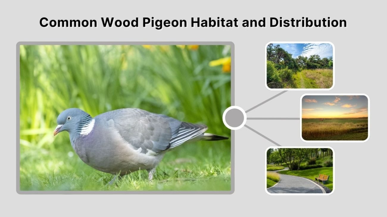 Common Wood Pigeon Habitat and Distribution