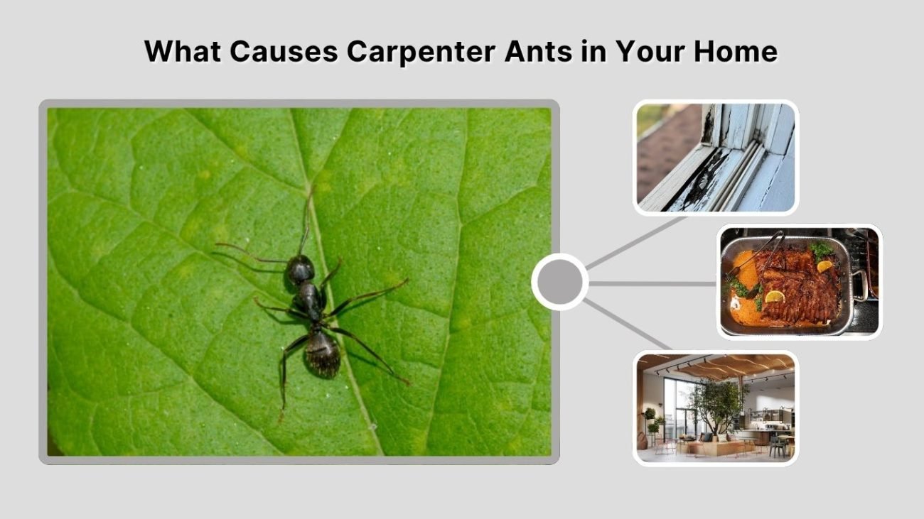 What Causes Carpenter Ants in Your Home