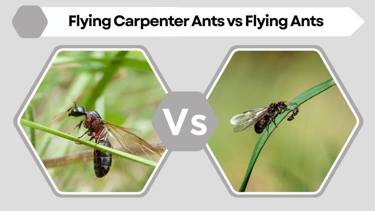 Flying Carpenter Ants vs Flying Ants