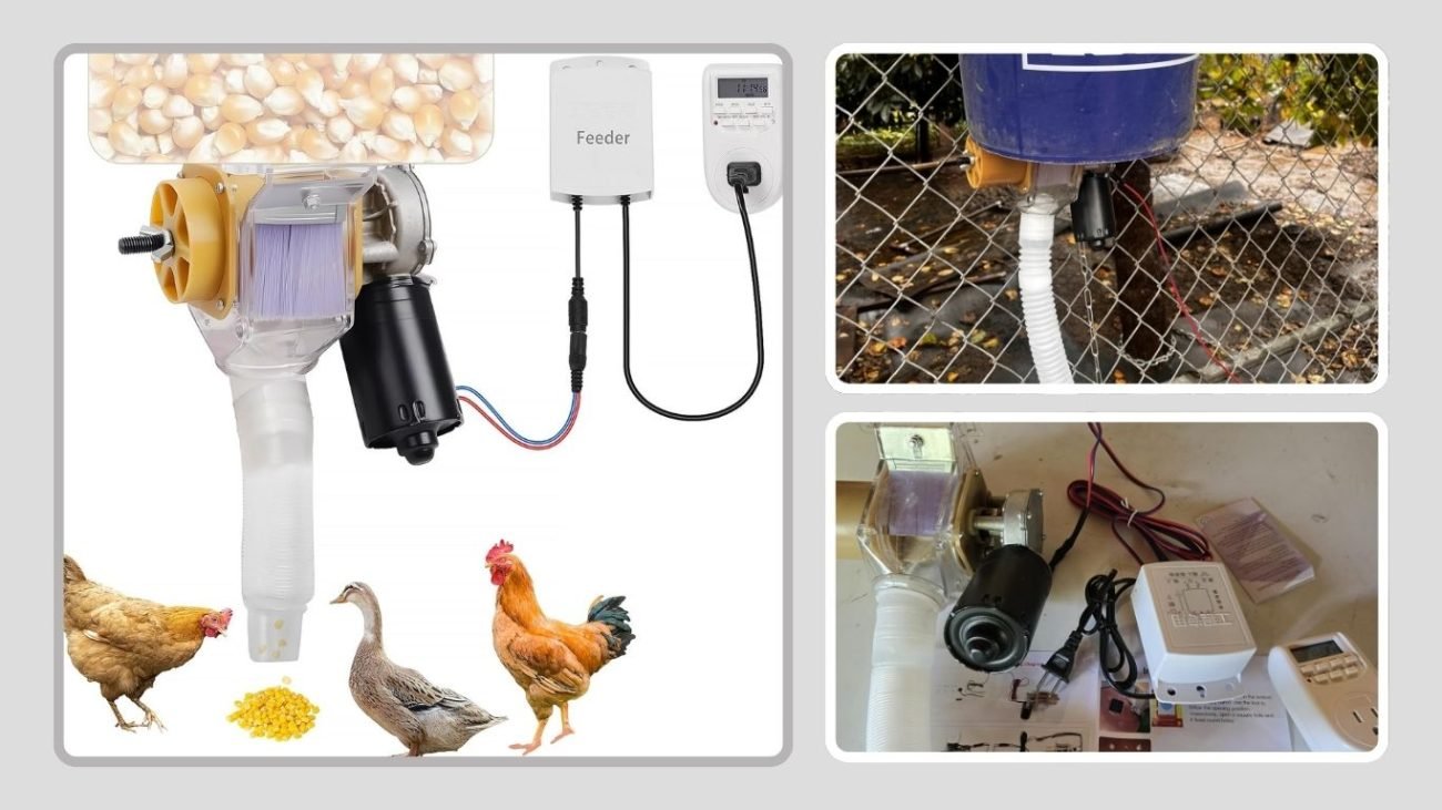 Automatic Poultry Feeder (16 Feeder, Timed)