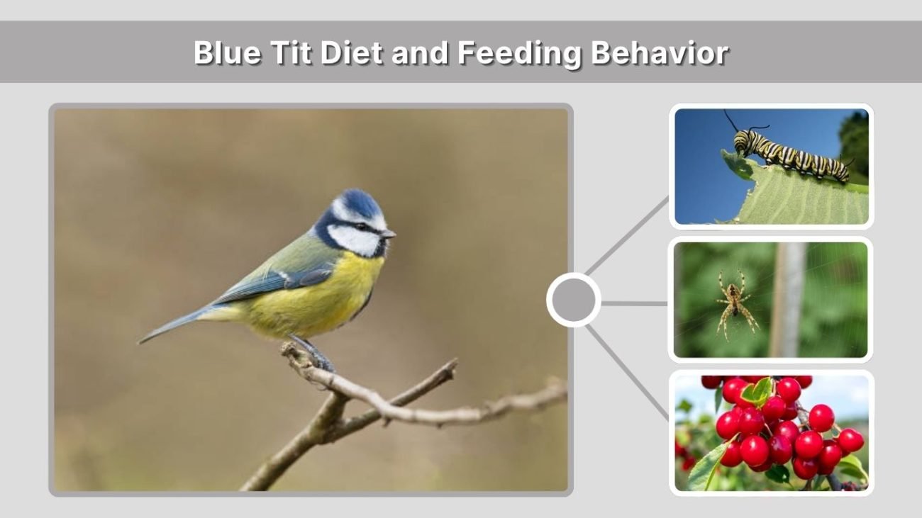 Blue Tit Diet and Feeding Behavior