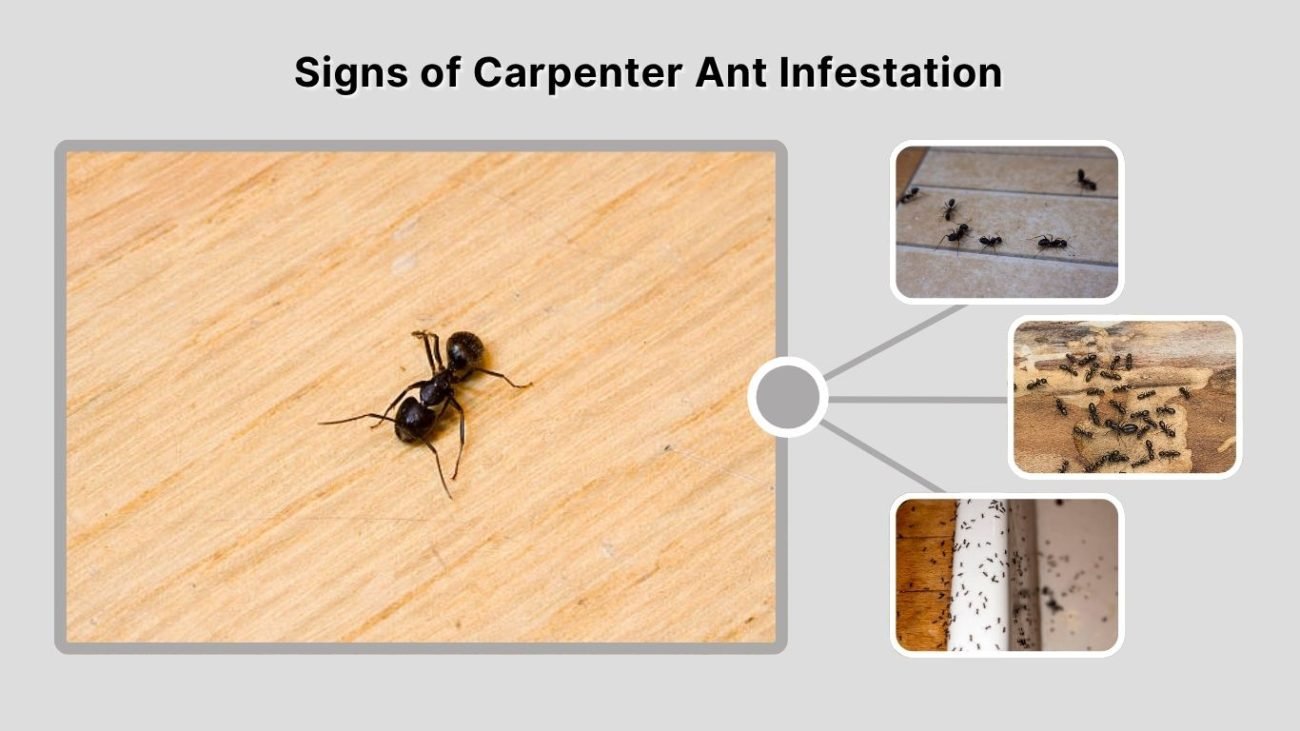 Signs of Carpenter Ant Infestation