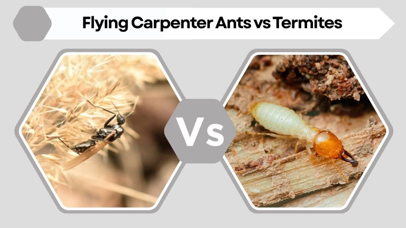 Flying Carpenter Ants vs Termites