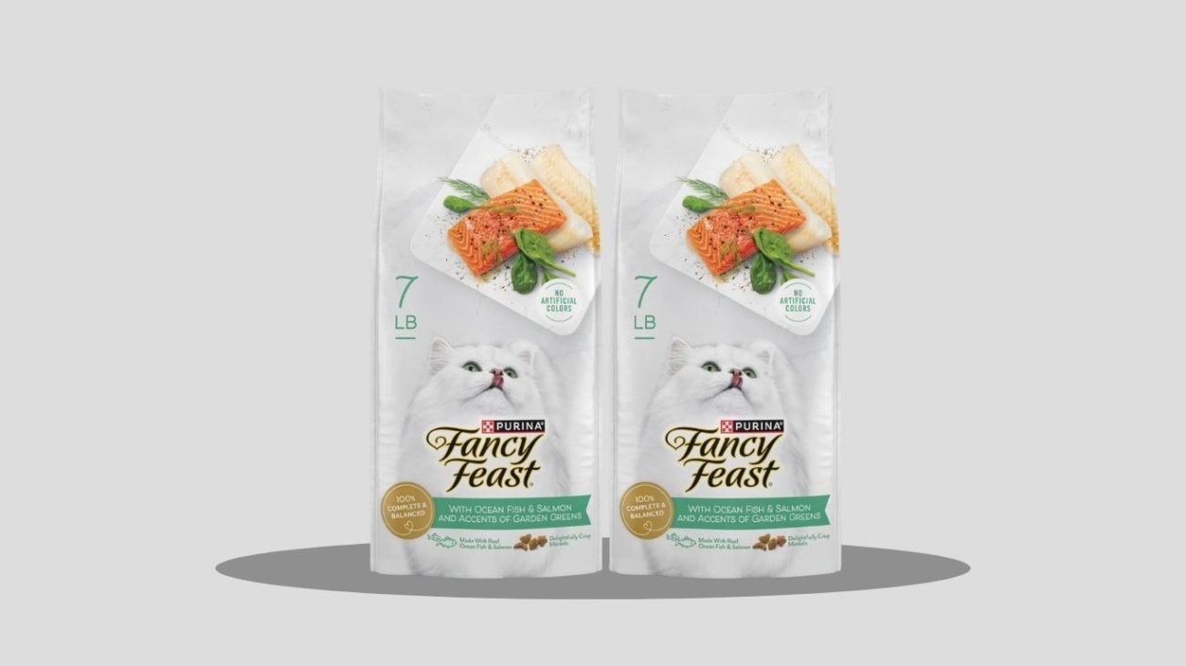 Fancy Feast Purina Salmon Accents Dry Cat Food