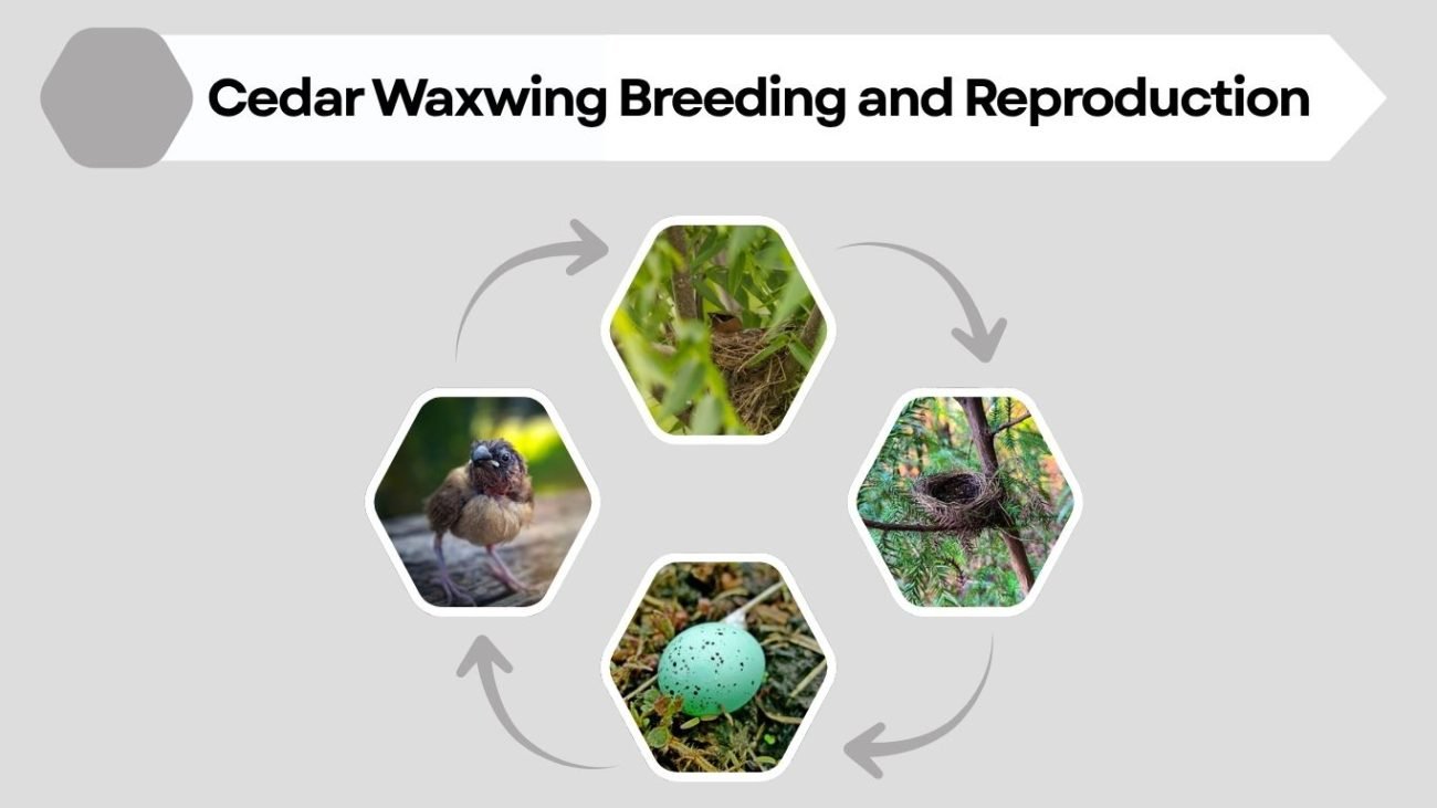Cedar Waxwing Breeding and Reproduction