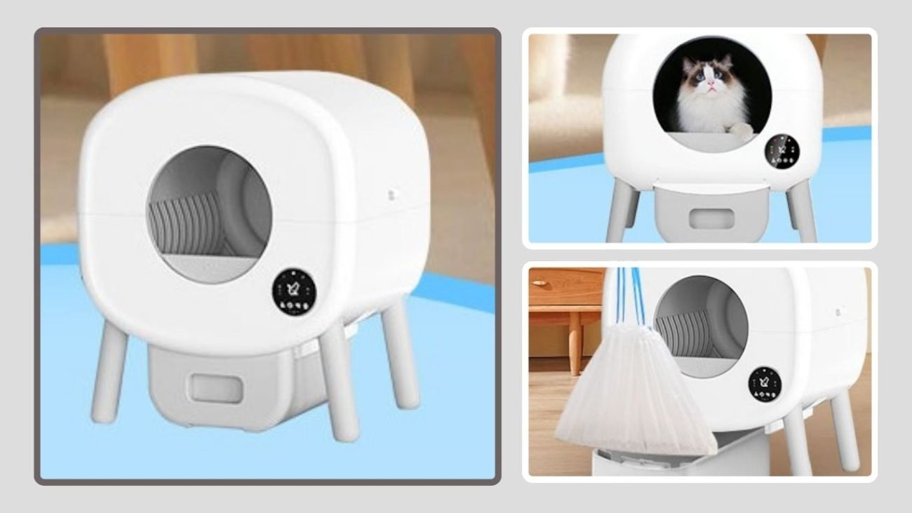 Fsitego (ZeaCotio) Self-Cleaning Litter Box System