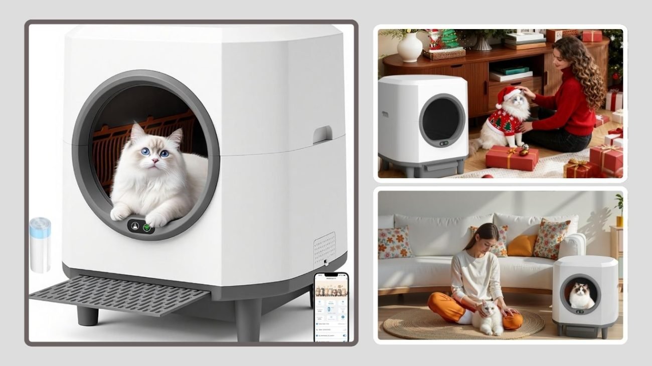 CABZOON Self-Cleaning Cat Litter Box