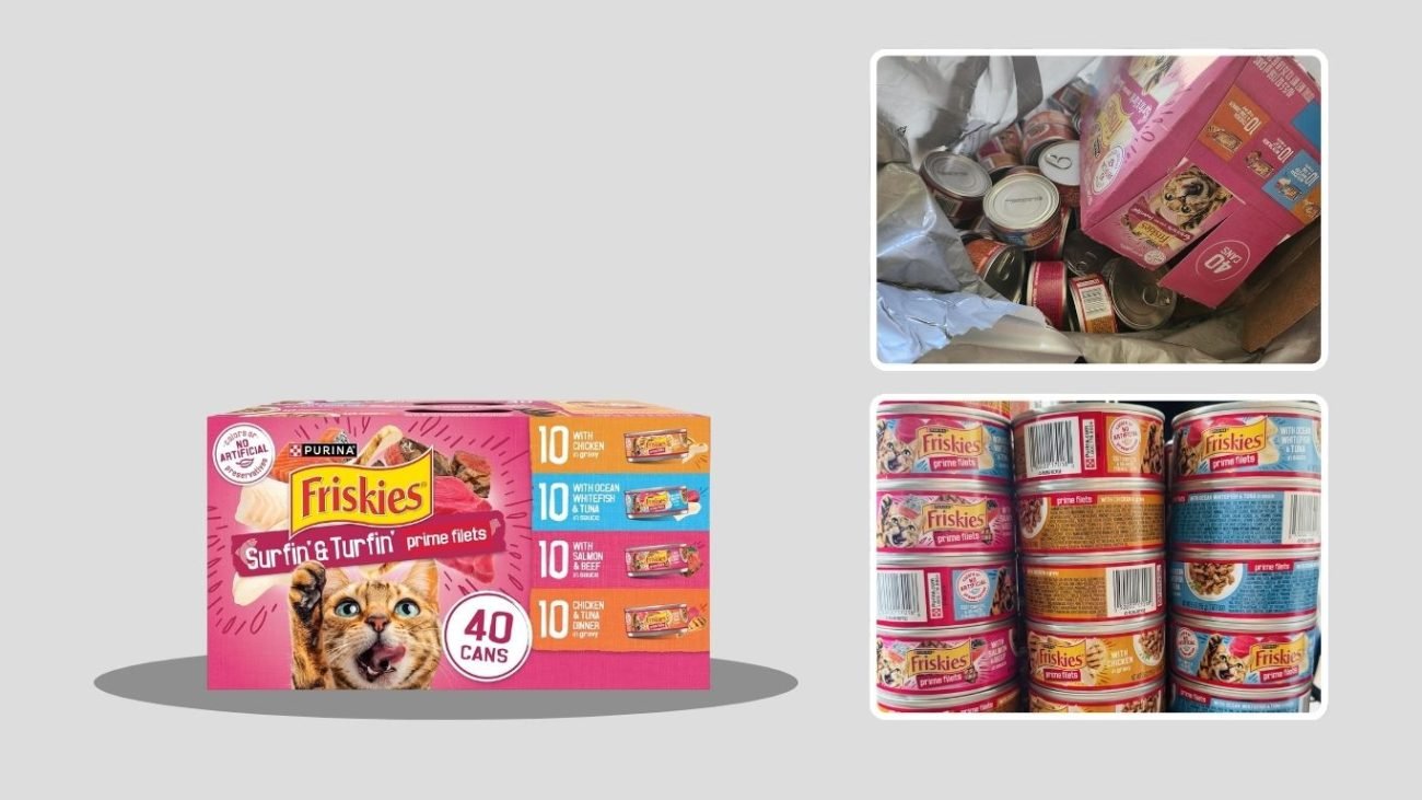 Purina Friskies Surfin’ & Turfin’ Favorites Wet Cat Food Variety Pack