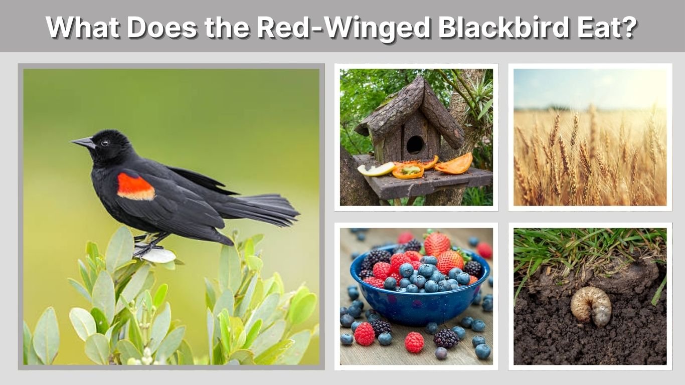 What Does the Red-Winged Blackbird Eat? 6 Common Foods They Love