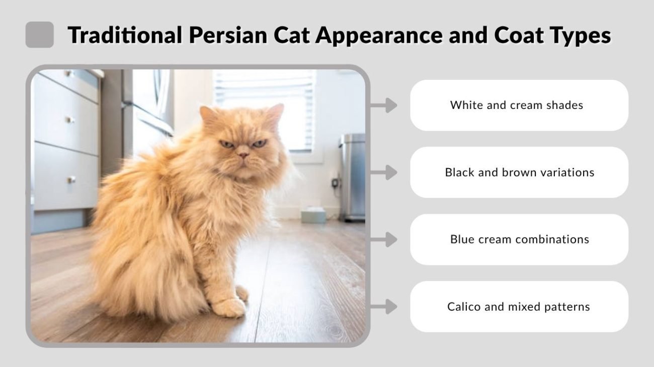 Traditional Persian Cat Appearance and Coat Types