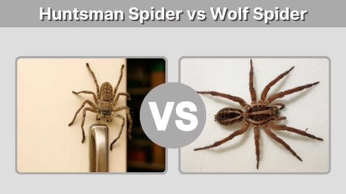Huntsman Spider vs Wolf Spider: Key Differences Explained