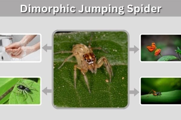 Dimorphic Jumping Spider: Size, Bite, Male and Female