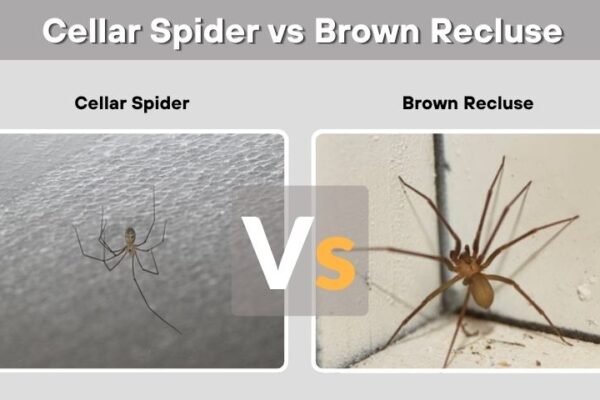 Cellar Spider vs Brown Recluse: How to Tell Them Apart