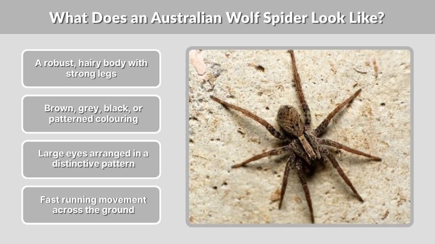 What Does an Australian Wolf Spider Look Like?