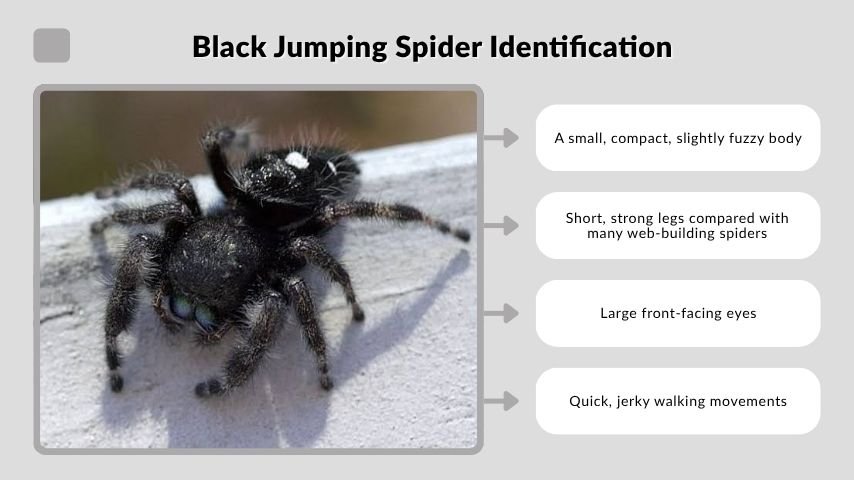 Black Jumping Spider Identification