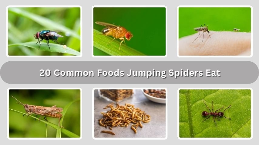 20 Common Foods Jumping Spiders Eat