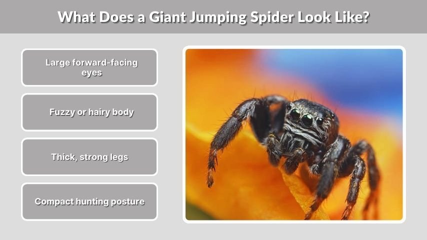 What Does a Giant Jumping Spider Look Like?