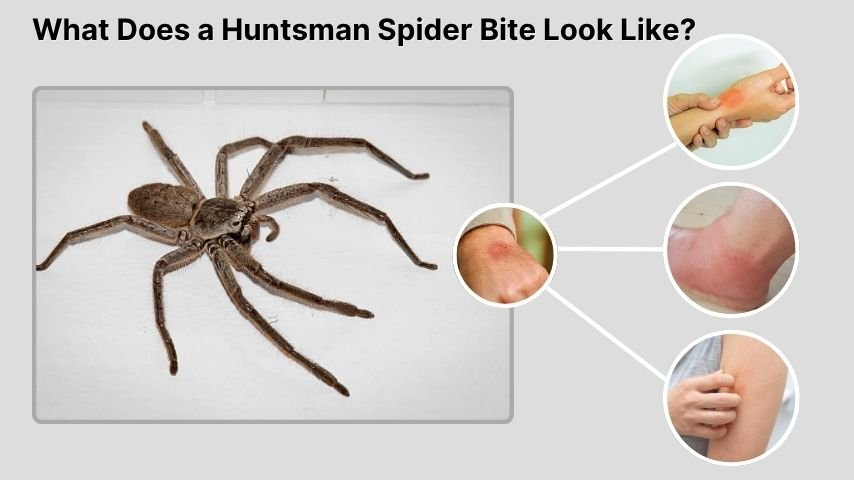 What Does a Huntsman Spider Bite Look Like?
