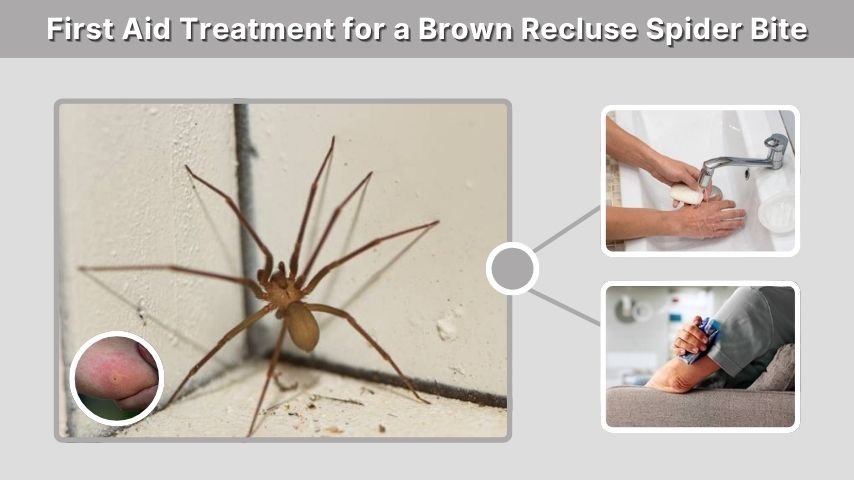 First Aid Treatment for a Brown Recluse Spider Bite