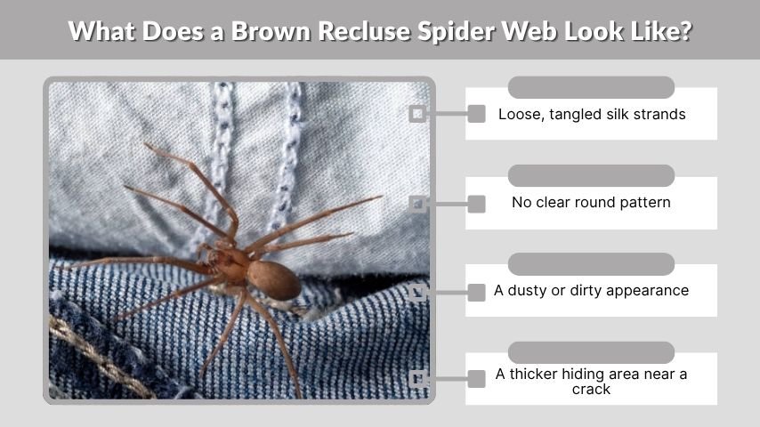 What Does a Brown Recluse Spider Web Look Like?