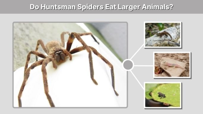 Do Huntsman Spiders Eat Larger Animals?