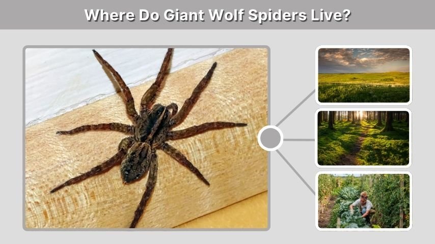 Where Do Giant Wolf Spiders Live?